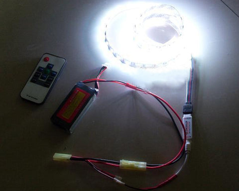 DJI Phantom Decoration LED Lamps Light Strap Strip w/Controller -White