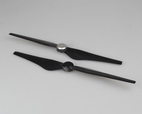 DJI Inspire 1 Pair Carbon Fiber 1345s Propellers and Rotor Adapters