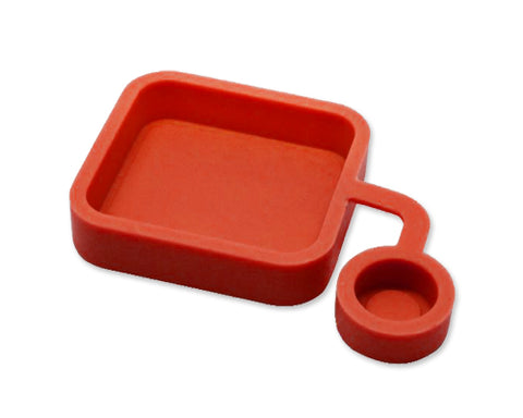 GoPro Soft Silicone Lens Cover Cap for Hero 3+ Camera Housing - Red