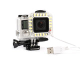 GoPro LED Ring Shooting Night Flash Light for Hero 3+ / Hero 4 Camera