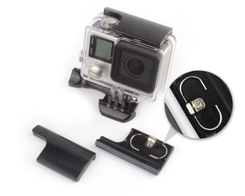 GoPro Replacement Rear Snap Latch Housing Lock for Hero 3+/4 - Black