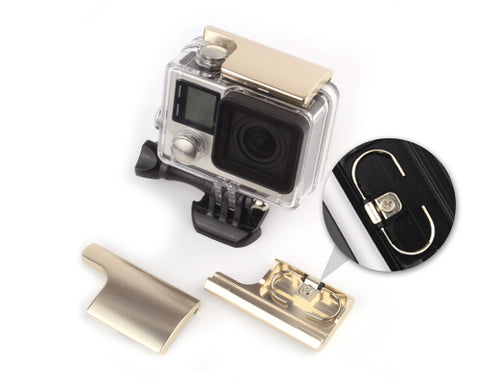 GoPro Replacement Rear Snap Latch Housing Lock for Hero 3+/4-Champagne