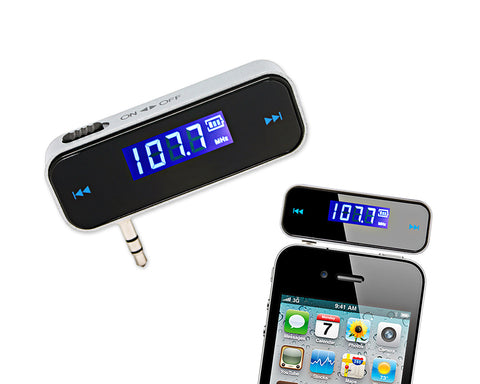 In-Car Wireless FM Transmitter for iPhone / Android Smartphones