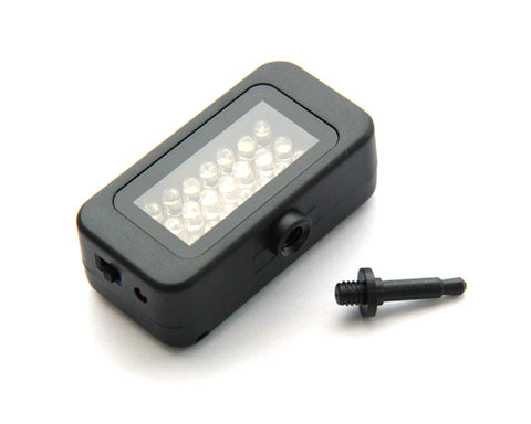 Portable Mini 21 LED Video Light for Smartphone and Tablets - Black