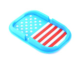 Non-Slip Mat Car Pad Holder for Mobile Phones and GPS - American Flag