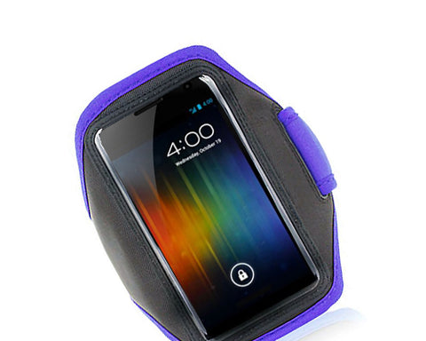 Running Armband for 5-inch Smartphone - Purple