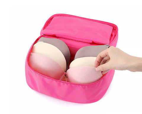 Travel Underwear Organizer Pouch - Magenta