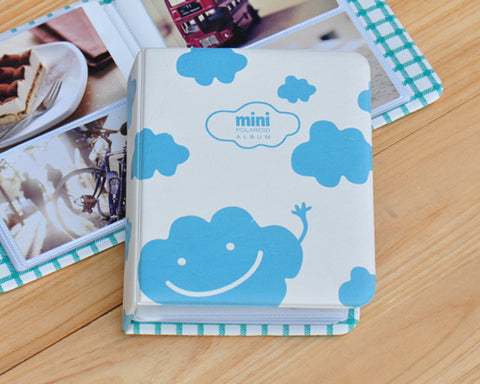 Fuji Mini Book Photo Album for Fujifilm Instax Mini Films - Blue Cloud