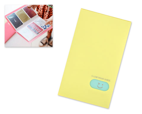 120 Pockets Book Photo Album for Fujifilm Instax Mini Films - Yellow