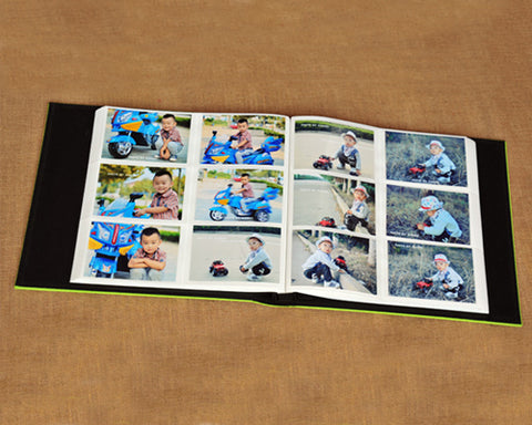 PU Leather Photo Album for Fujifilm Instax Wide 210/200/300 Film-Green