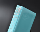 Swarovski Crystal Photo Album for Fujifilm Instax Mini Films -Sky Blue