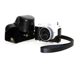 Retro Nikon 1 V2 Camera Leather Case - Black