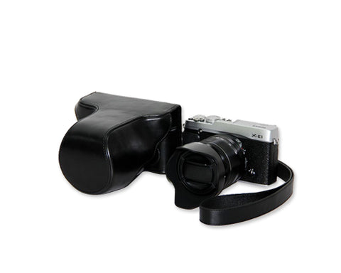 Retro Fujifilm X-E2 Camera Leather Case