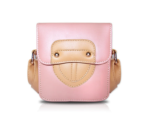 Retro Fujifilm Instax Mini Camera Leather Bag - Pink