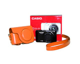 Retro Casio Exilim EX-H50 Digital Camera Leather Case