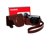 Retro Casio Exilim EX-H50 Digital Camera Leather Case