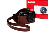 Retro Casio Exilim EX-H50 Digital Camera Leather Case