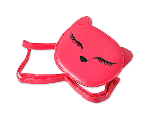 Cute Leather Shoulder Bag for Fujifilm Instax Mini Camera - Magenta
