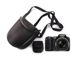 Soft Mirrorless Camera Bag with Detatchable Battery Pouch - Black