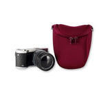 Soft Mirrorless Camera Bag with Detatchable Battery Pouch - Magenta