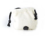 Cute Panda Draw String Plush Pouch