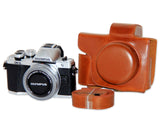 Retro Olympus OM-D E-M10 Mark III Leather Camera Case