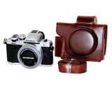 Retro Olympus OM-D E-M10 Mark III Leather Camera Case