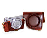 Retro Canon PowerShot G9 X Leather Camera Case