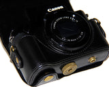 Retro Canon PowerShot G5 X Leather Camera Case