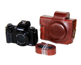 Retro Canon PowerShot G5 X Leather Camera Case