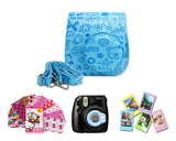 Fujifilm Bundle Set Lens / Cartoon Case for Fuji Instax  Mini 8 - Blue