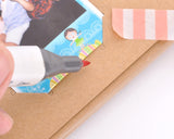 Cardboard Photo Album with 12 Pcs Color Pens