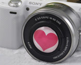 Lens Cap for 40.5mm Filter Size - Heart