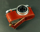 Retro Leica X2 Camera Genuine Leather Half Case