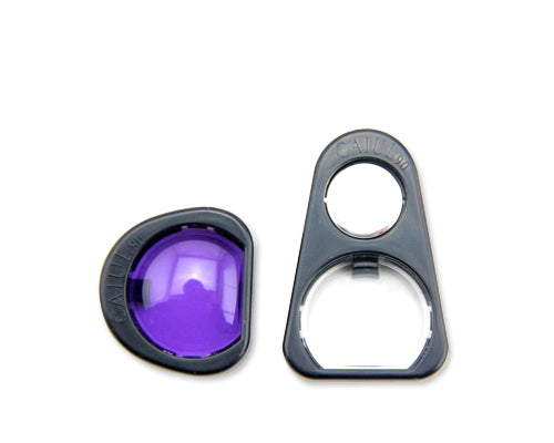 Selfie Photo Lens Frame with Mirror for Instax Mini 90 - Purple