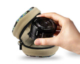 Zipper Sony DSC-Q100 Camera Lens Case - Floral