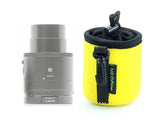Elastic Sony DSC-Q100 Camera Lens Pouch - Yellow