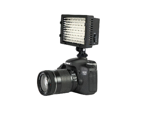 160 LED Dimmable Panel Video LED Light for DSLR Cameras and Camcorder