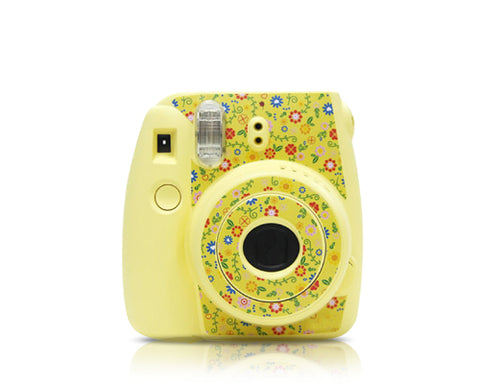 Garden Camera Sticker for Fujifilm Instax mini 8 - Yellow
