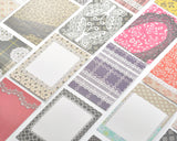 20 Sheets Fujifilm Instax Mini Films Decor Sticker Borders - Lace