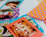 20Pcs Photo Sticker Borders for Fujifilm Instax Mini Films - Colorful
