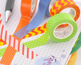 10 Pcs 1.5 cm Japanese Pattern Craft Decor Paper Washi Masking Tape