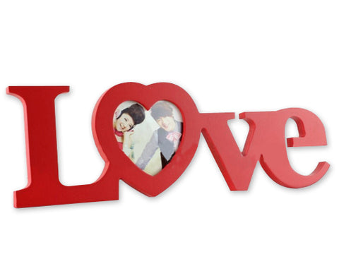 Sweet Love Series Wedding Photo Frame - Red