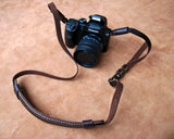 Retro Camera Cowhide Leather Strap