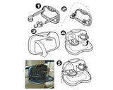 Foldable Back Car Seat Drink Holder and Food Tray