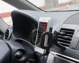 360 Degree Rotatable Adjustable Car Mount Phone Holder - Black