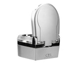 Mini Portable LED Car Cigarette Smokeless Ashtray - Silver