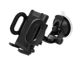 2-in-1 Universal Car Phone Holder Windshield / Vent Mount - Black