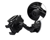2-in-1 Universal Car Phone Holder Windshield / Vent Mount - Black