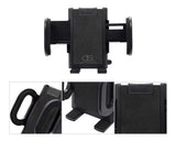 2-in-1 Universal Car Phone Holder Windshield / Vent Mount - Black